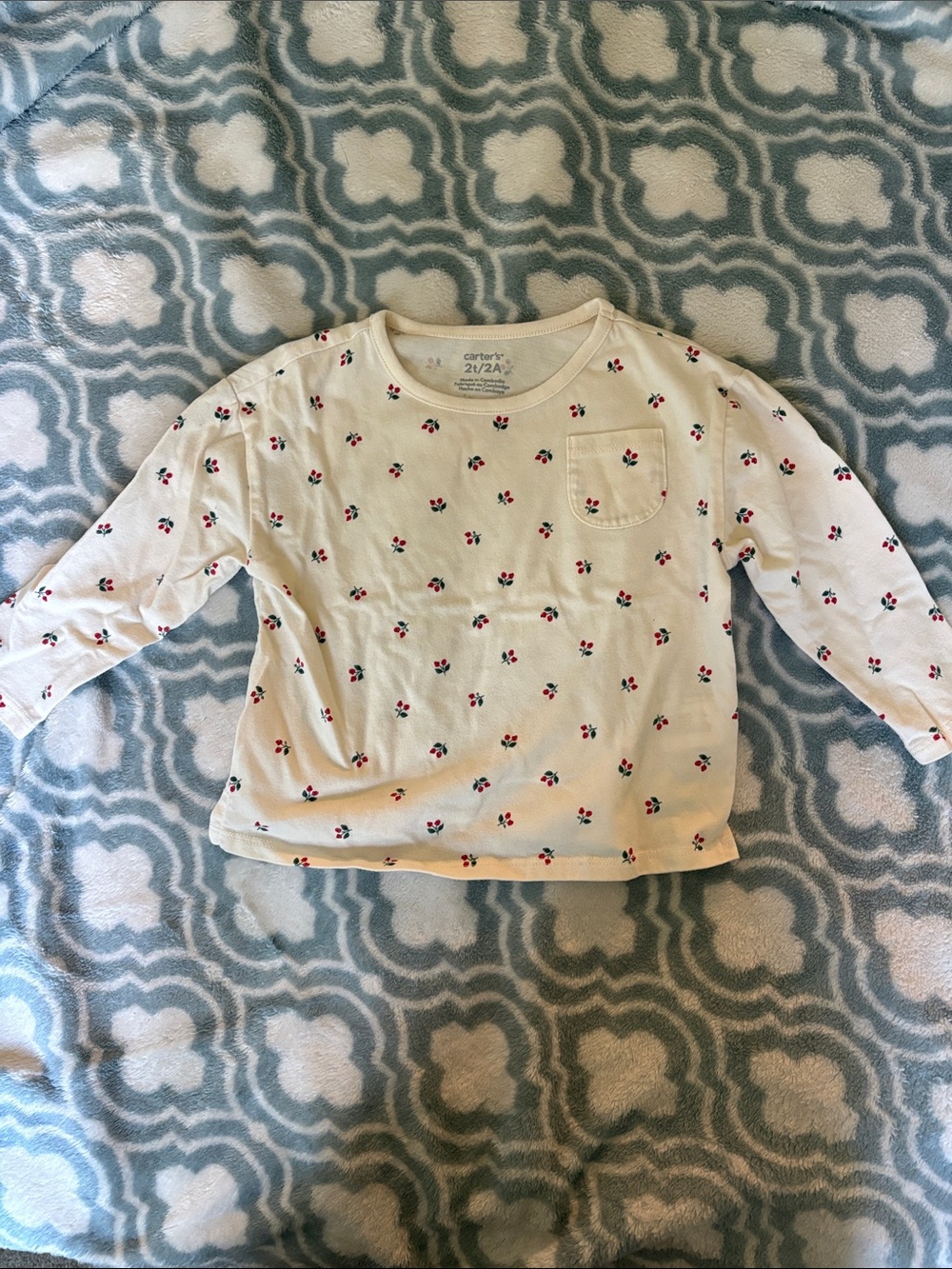 Carter’s Cherries Long Sleeve Top 2T